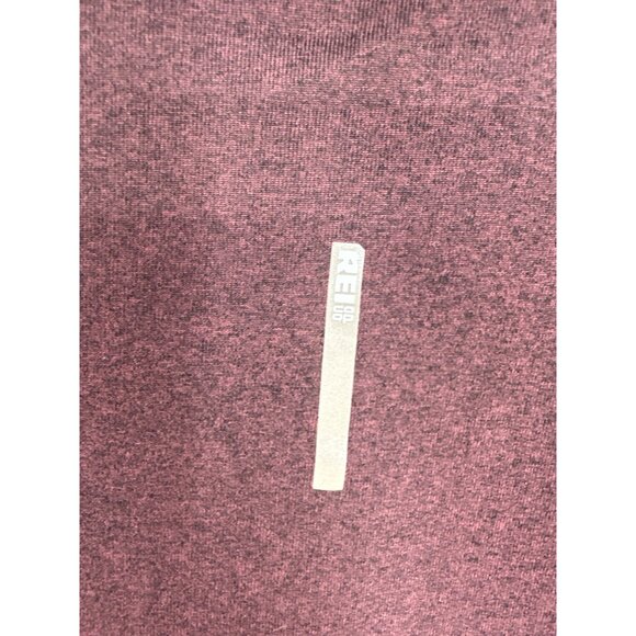 REI Co-op Lightweight Base Layer 1/4 Zip Heather Burgundy Long Sleeve Shirt Sz M - Picture 7 of 11